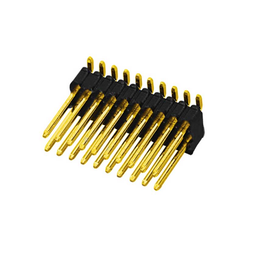 0.8mm Pin Header H=1.38mm Double Row SMT Type 