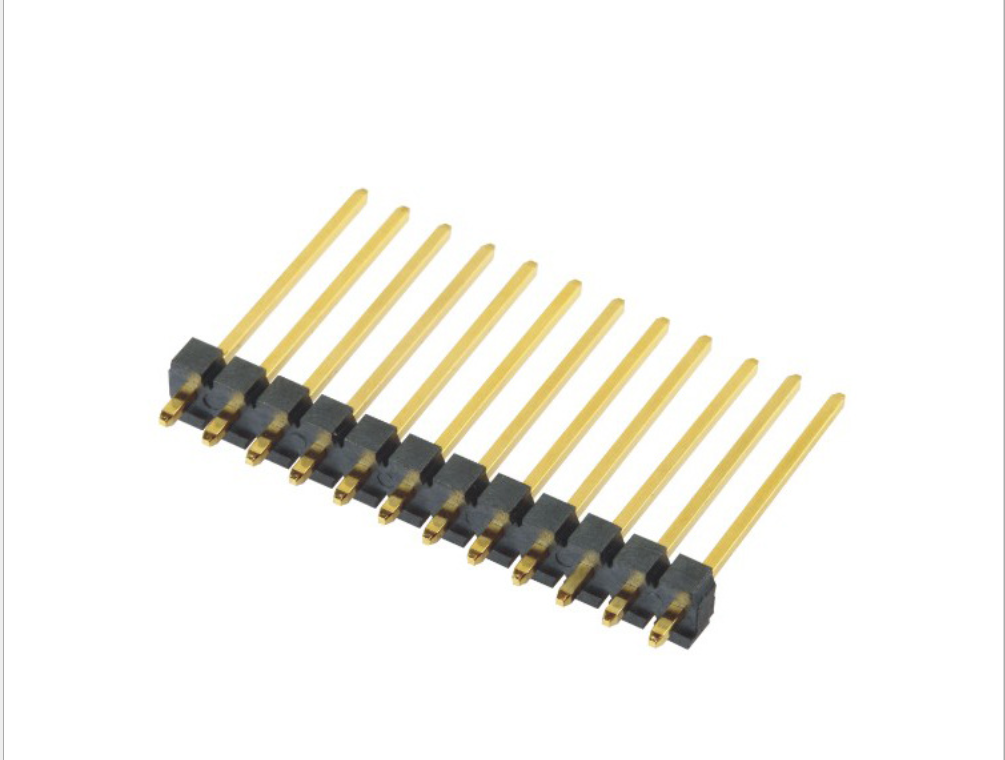 3.96mm Pin Header H=3.2 Single Row Straight Type 