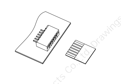 無鎖雙面臥貼 1.0mm Pitch H2.9